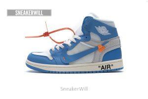 Jordan 1 Retro High Off-White University Blue Update Lace