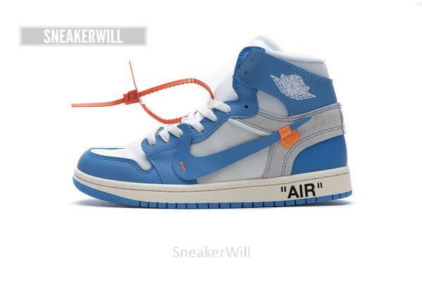 Jordan 1 Retro High Off-White University Blue Update Lace