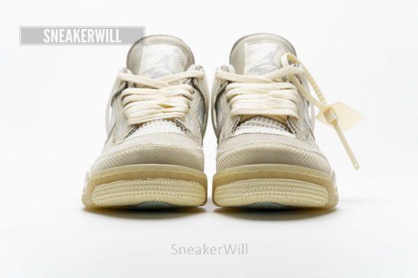 CV9388-100 OFF White x Air Jordan 4 Sail - Image 5