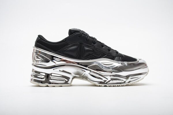 EE7944 adidas X Raf Simons Ozweego Black Silver Metallic - Image 2