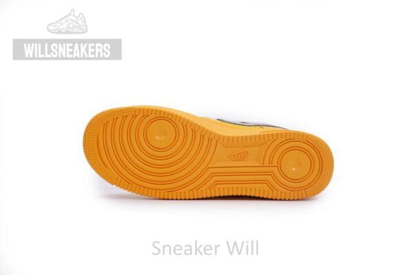 Off-White x Nike Air Force 1 Low University Gold - Image 6