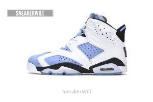 CT8529-410 Air Jordan 6 UNC