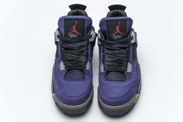 AJ4-766302 Travis Scott x Air Jordan 4 Retro Purple - Image 4