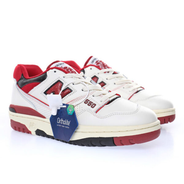 New Balance BB550SE1 White Red - Image 3