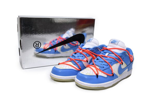 DD0856-403 Off White x Futura x Dunk Low SB UNC - Image 2