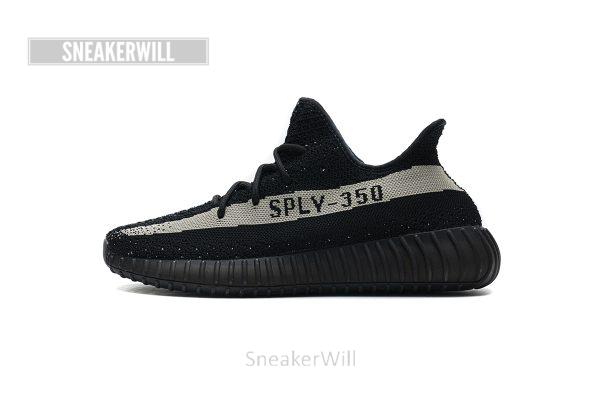 BY1604 Adidas Yeezy Boost 350 V2 Core Black-White Real Boost