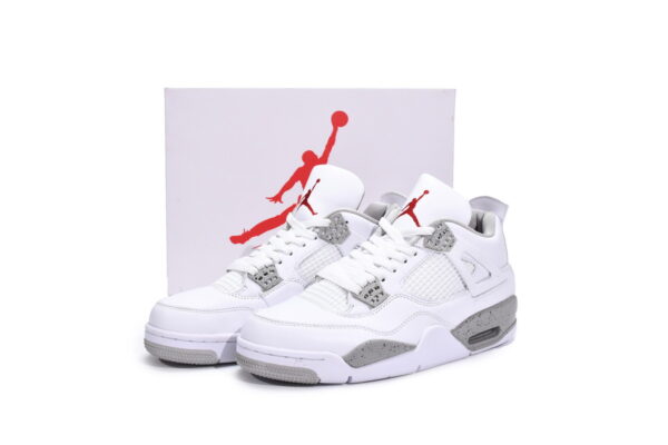 CT8527-100 Air Jordan 4 White Oreo - Image 2