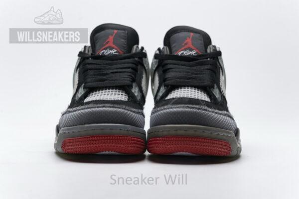 CV9388-001 OFF White x Air Jordan 4 Bred - Image 5