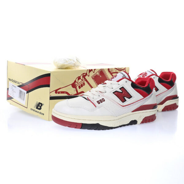 New Balance BB550SE1 White Red - Image 2