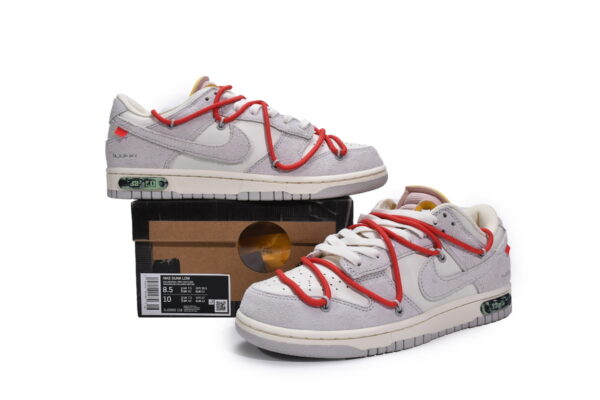 DJ0950-118 OFF WHITE x Nike Dunk SB Low The 50 NO.33 - Image 3