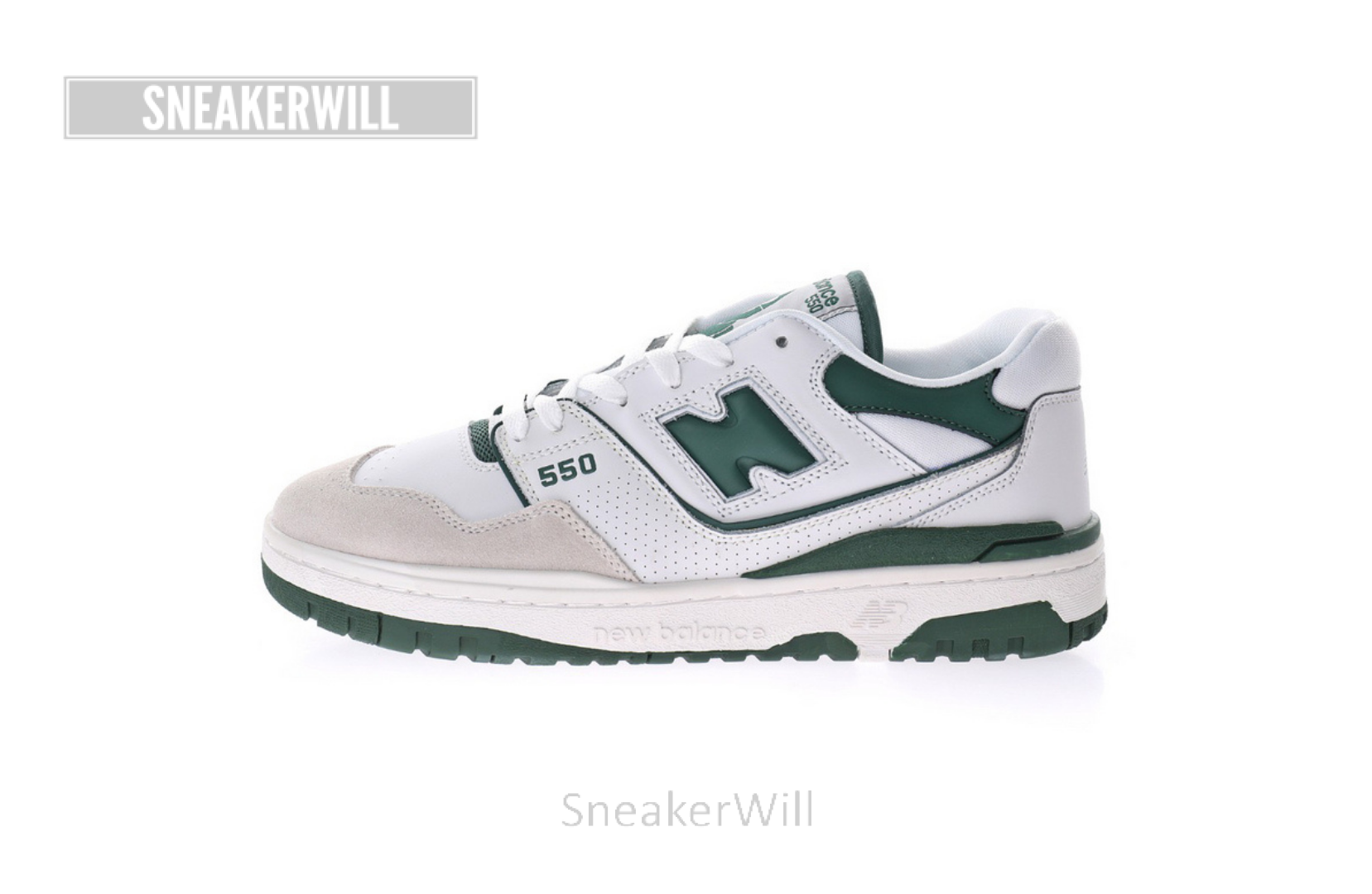 New Balance BB550WT1 White Green Blue