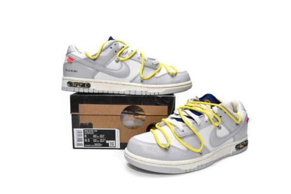 DM1602-120 OFF WHITE x Nike Dunk SB Low The 50 NO.27 - Image 3