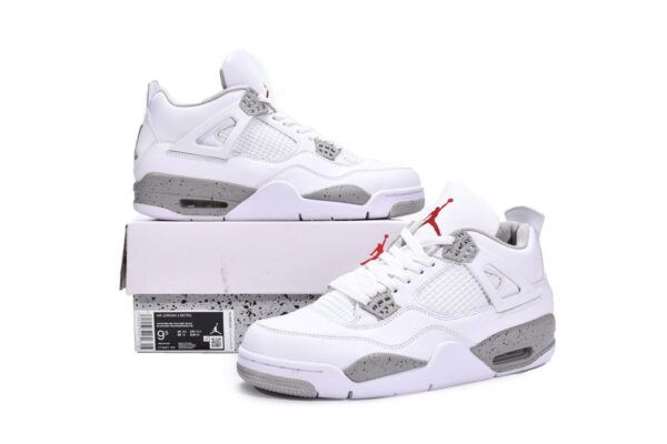 CT8527-100 Air Jordan 4 White Oreo - Image 3