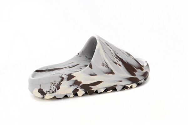Adidas Yeezy Slide Enflame Oil Painting White Grey - Image 2